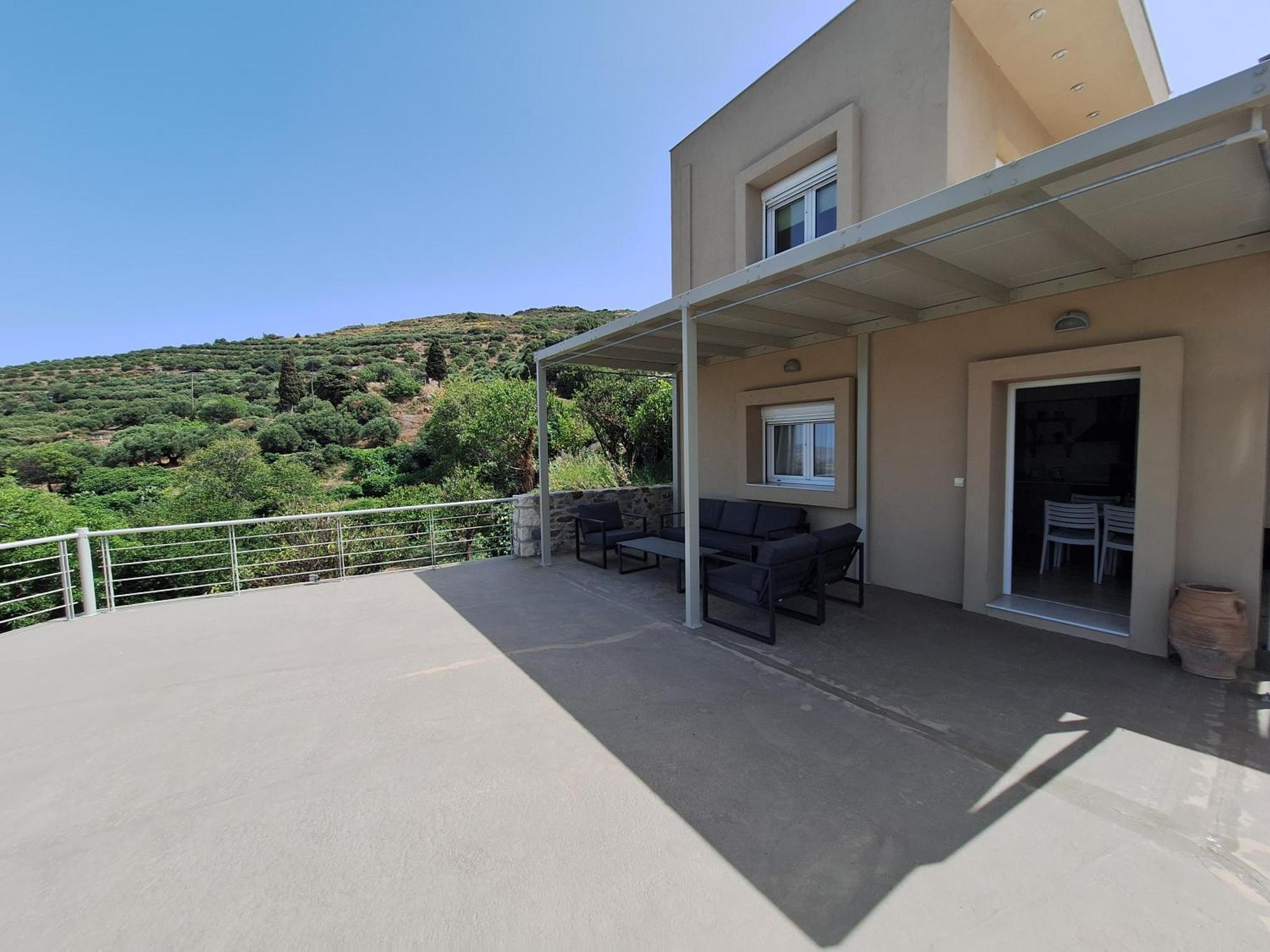 Villa Irini - Cretan Luxury Villa With Amazing View Paraspori  외부 사진