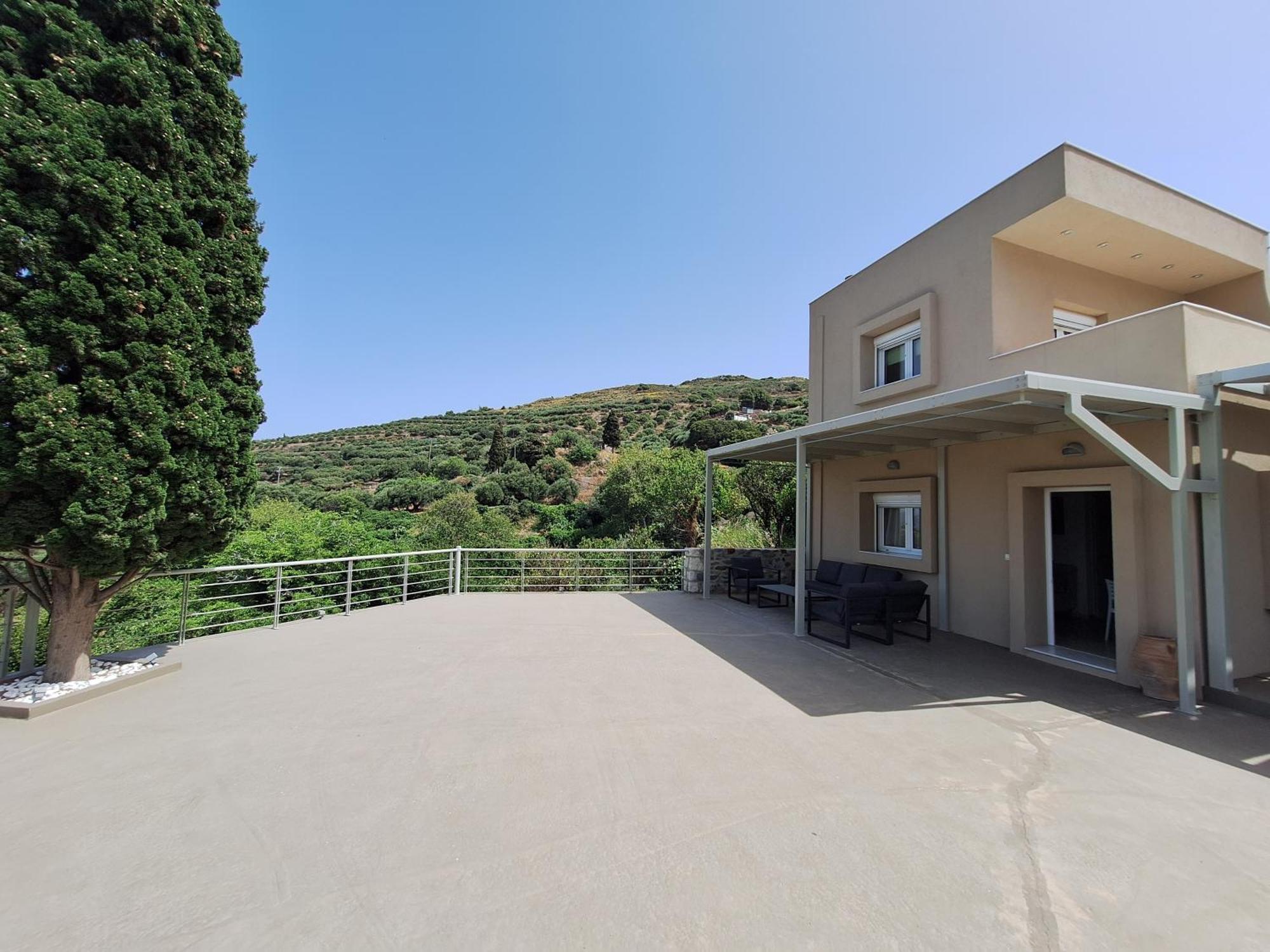 Villa Irini - Cretan Luxury Villa With Amazing View Paraspori  외부 사진