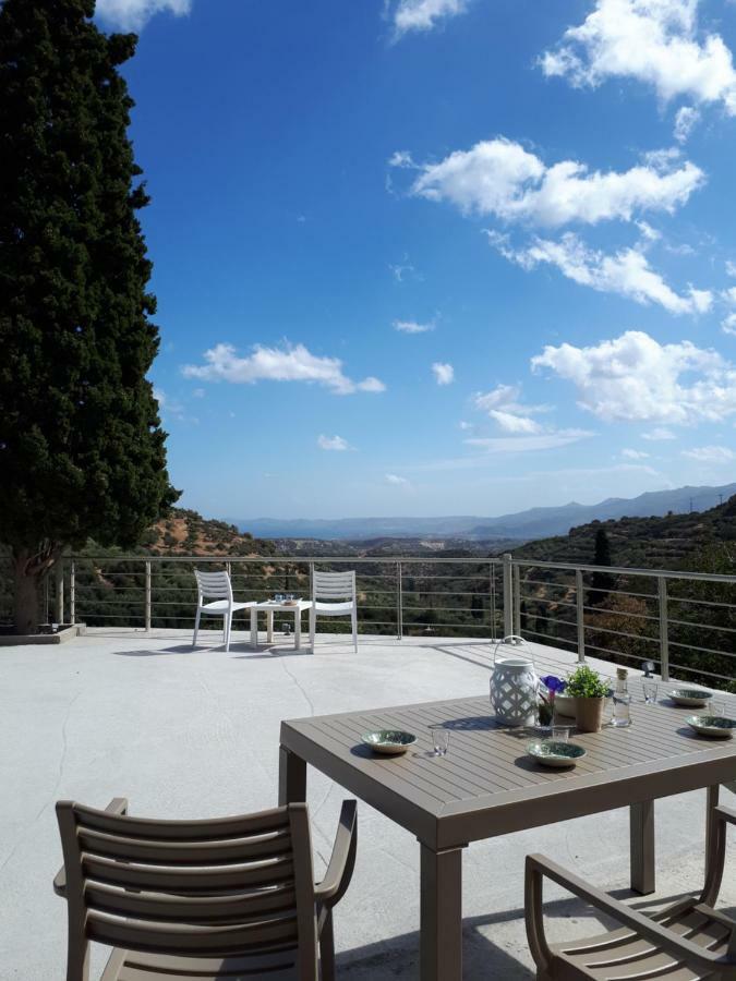 Villa Irini - Cretan Luxury Villa With Amazing View Paraspori  외부 사진