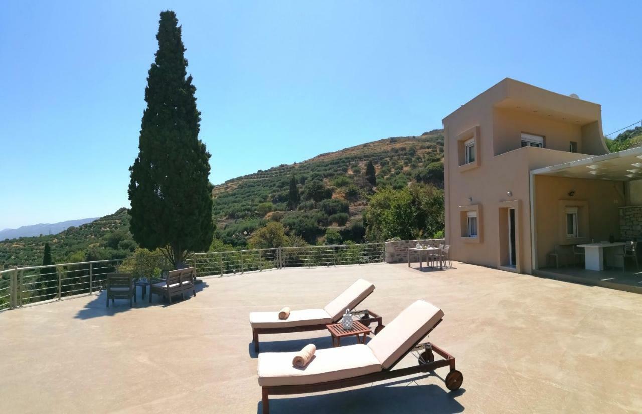 Villa Irini - Cretan Luxury Villa With Amazing View Paraspori  외부 사진