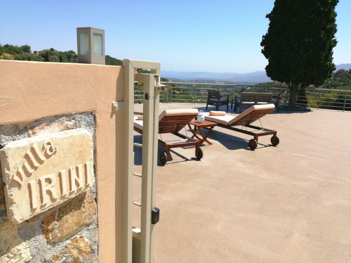 Villa Irini - Cretan Luxury Villa With Amazing View Paraspori  외부 사진