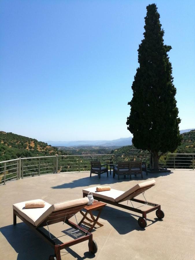 Villa Irini - Cretan Luxury Villa With Amazing View Paraspori  외부 사진