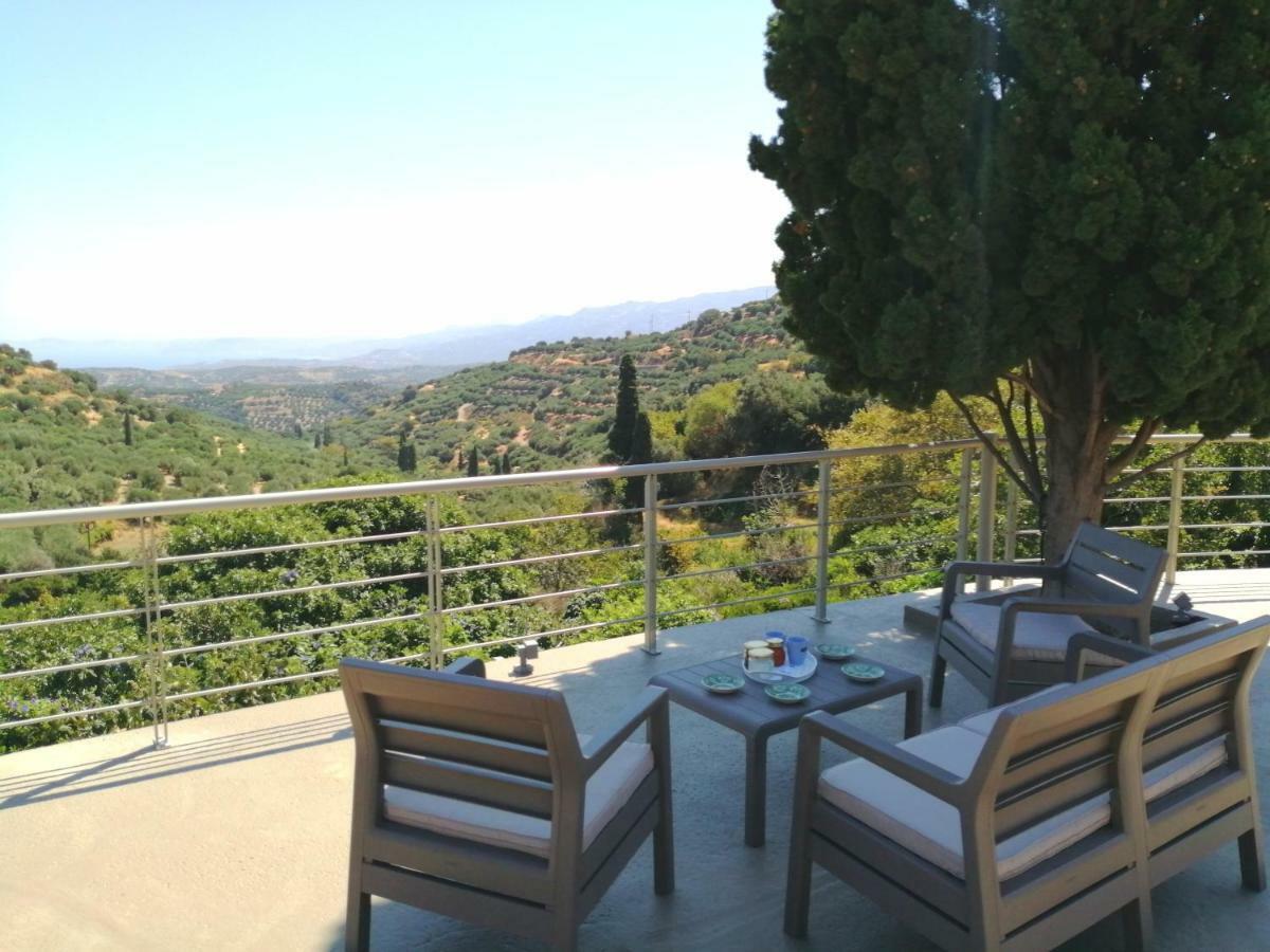 Villa Irini - Cretan Luxury Villa With Amazing View Paraspori  외부 사진